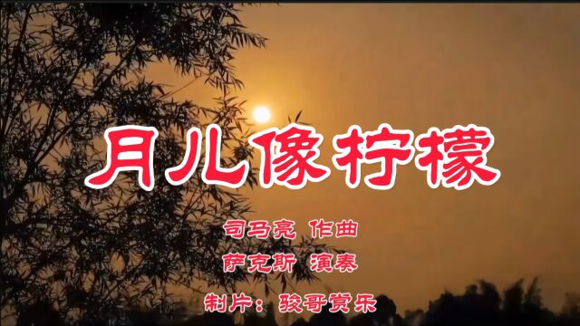 萨克斯演奏的经典歌曲:《月儿像柠檬》,另一种风格!