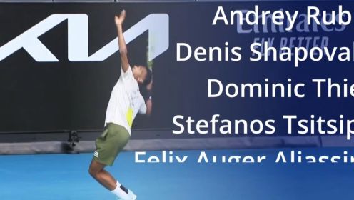 网球的发球动作，来看看这些顶尖选手的标志性姿势