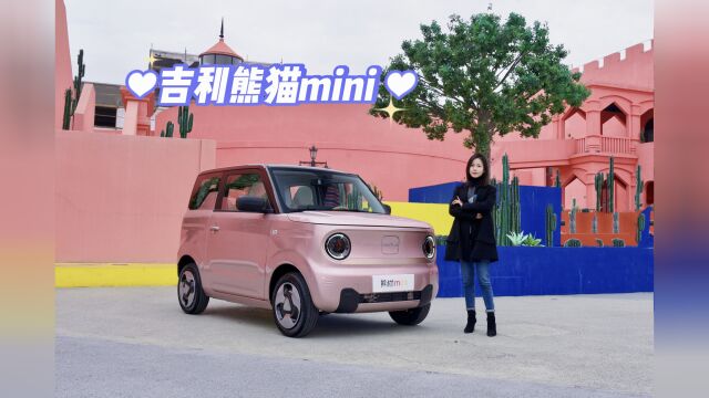 纯电微型车迎来新任搅局王静态品鉴吉利熊猫mini