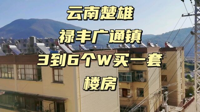 云南楚雄禄丰广通镇3到6个w买一套楼房