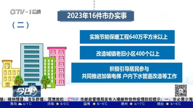 青岛市发布2023年16件市办实事,涵盖就业、居住、交通等多方面