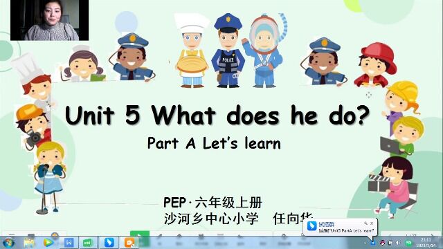 六上Unit5 PartA Let's learn 