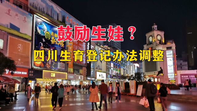 四川生育登记办法调整,鼓励生娃不受婚姻限制和数量限制