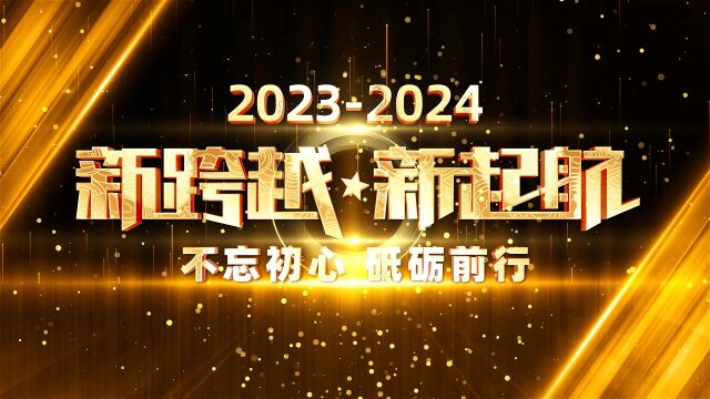 震撼大气黑金2024年会颁奖