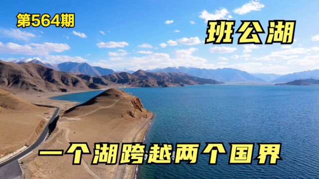 西藏阿里地区班公湖,横跨2个国界,也是进新疆前的最后一个景点,第564期