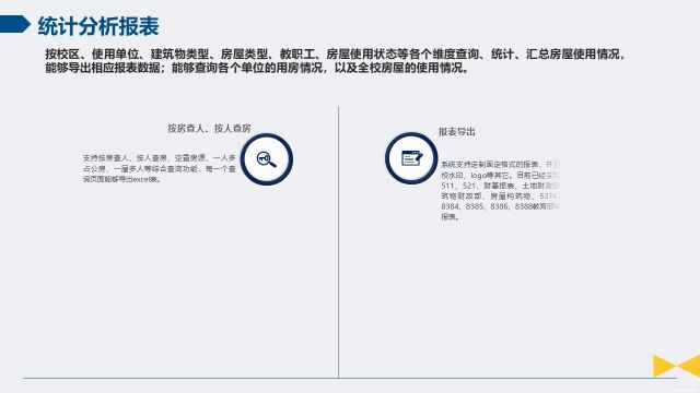 数图互通——高校房产管理统计报表功能