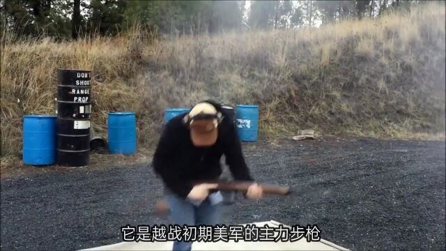 M14步枪的民用型,春田M1A半自动步枪,传统与现代的完美融合!