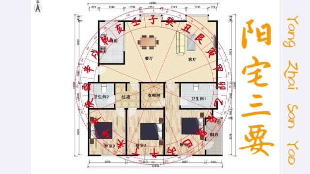 说阳宅三要卷三(165集东四宅坎离震巽四游年起例)