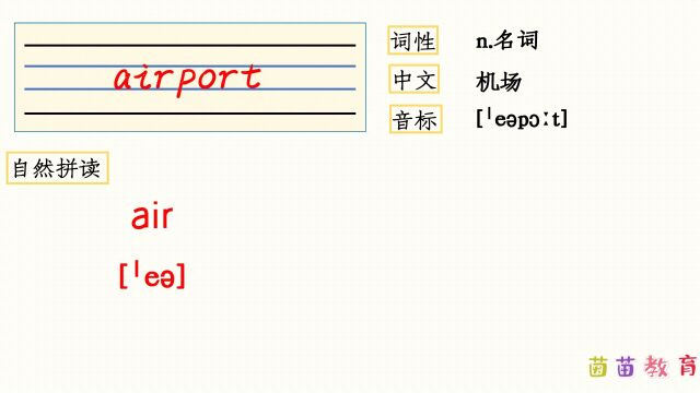 自然拼读:airport