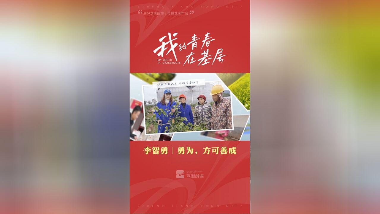 衡阳蒸湘区:我的青春在基层——勇为 方可善成