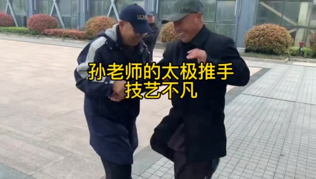 孙老师的传统推手值得一看