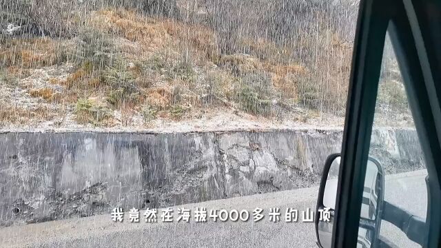 我竟然在山顶遭遇了超级冰雹