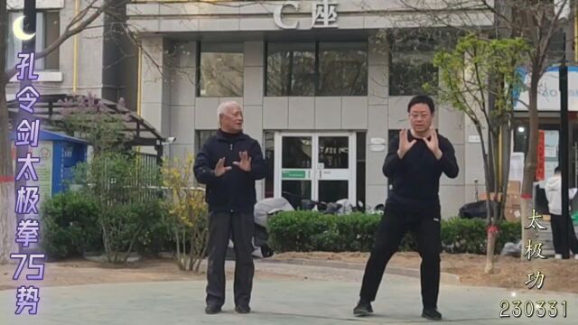 孔令剑太极拳75式日常练习与教学 230331赵堡太极拳