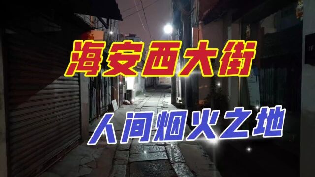 海安西大街,这里曾是古城繁华地,如今却居住着很多寻常人家