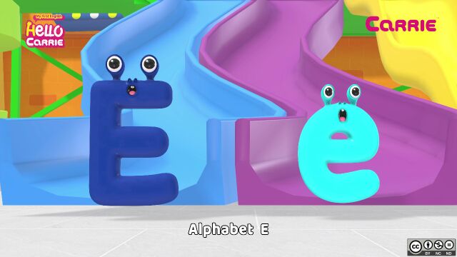 你好凯丽 Hello Carrie 趣味英文字母歌14 发音及书写 Sliding Alphabet ABC Song