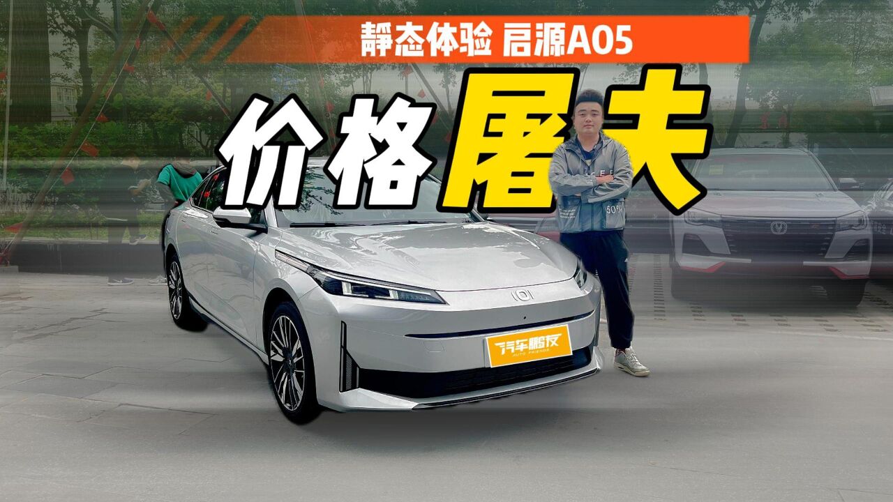 8.99万元起售启源A05,比亚迪秦你慌了吗