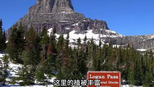 它是最壮观的国家公园，蒙大拿冰川国家公元的风光