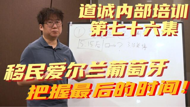 现在移民爱尔兰和葡萄牙还来得及吗?答案是现在上车一定来得及!