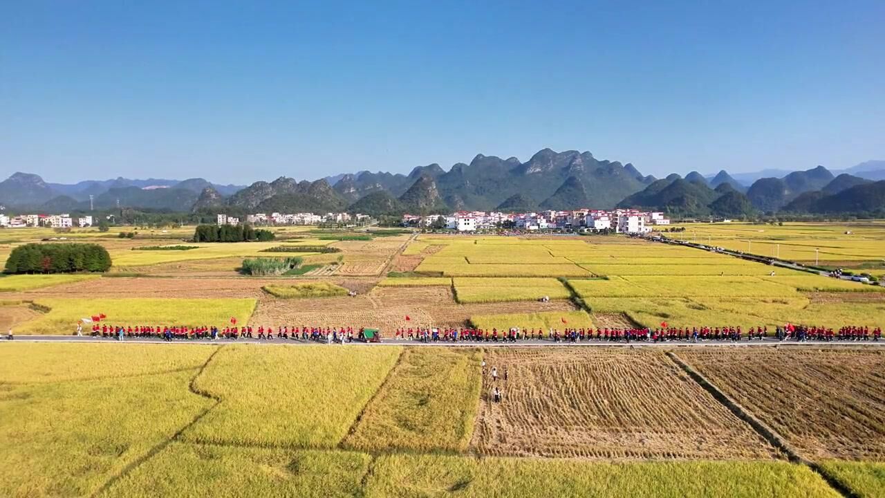 金秋时节,九嶷山迎来珠海容闳书院师生研学团,“同行同学体验生活百味,共研共悟探究人生希望”.#九嶷山#研学旅行#十里画廊#稻田风光美如画