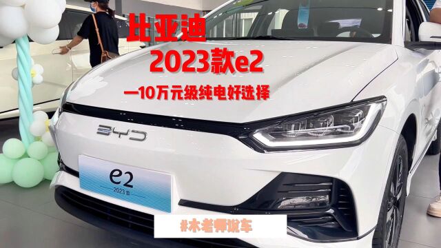 十万级纯电车没合适产品?2023款比亚迪e2能给你不同的答案