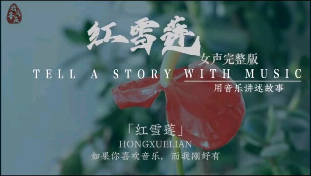 网友推荐制作《红雪莲》真实故事,动听音乐,演绎纯真凄美的爱情