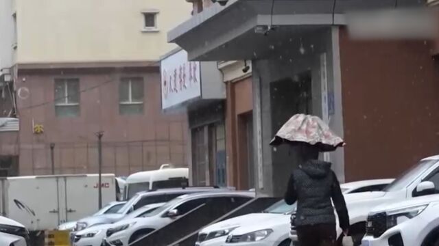 新疆阿勒泰迎来雨雪天气