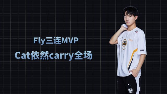 fly三连MVP,cat依然carry全场,老将不老