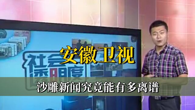 网恋对象是舍友亲妈,妻子是自己亲妹,安徽卫视沙雕新闻有多骚?