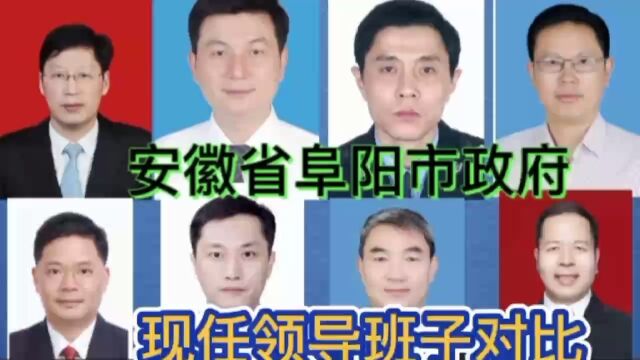 安徽省阜阳市政府现任领导班子对比,安徽有7位,牢记使命方得始终