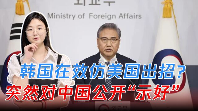 韩国在效仿美国出招?韩外长突然大变脸,称没有和中国反目