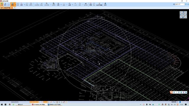 鹏业安装算量软件喷淋模型防火分区不同高度处理办法