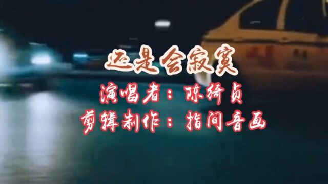 陈绮贞《还是会寂寞》完整版:别劝我回头,但我依然寂寞