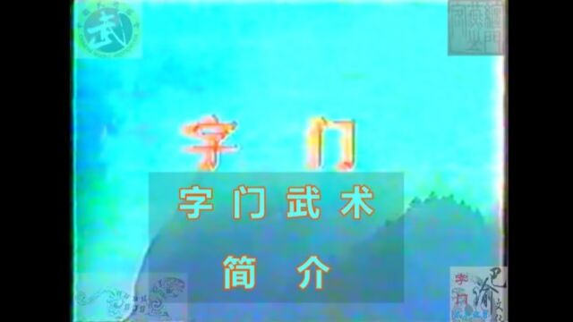 巴渝武术典藏(十一)川渝字门武术简介,1985年四川省文体委、武术协会系统挖掘整理数据