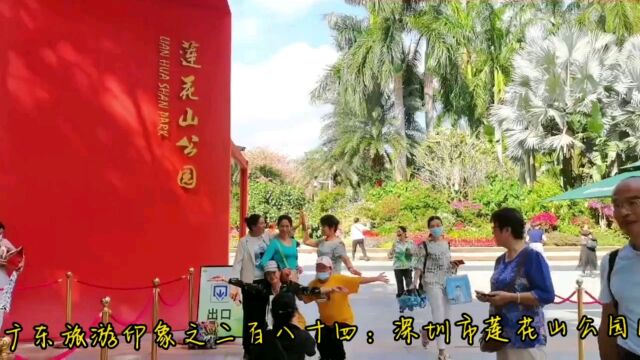 广东旅游印象之二百八十四:深圳市莲花山公园1