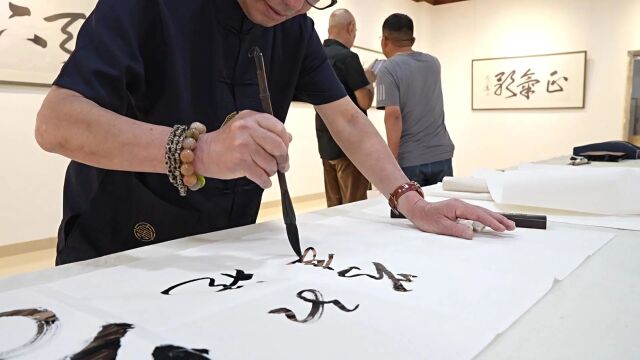 《中国当代名家书法集——叶常春》(大红袍)首发式暨书法作品展腾讯视频