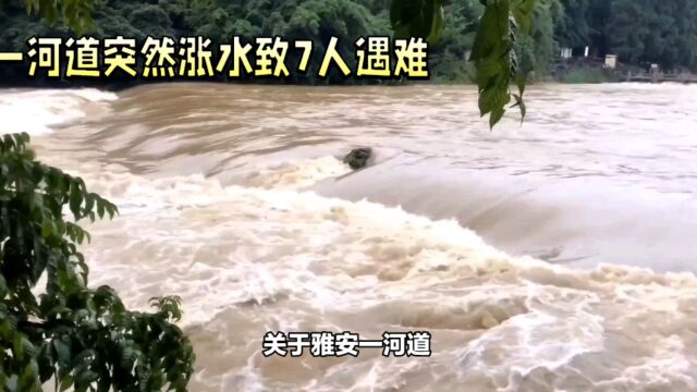 雅安河道涨水7人遇难:胡锡进提出多问题,有些问题似乎多余