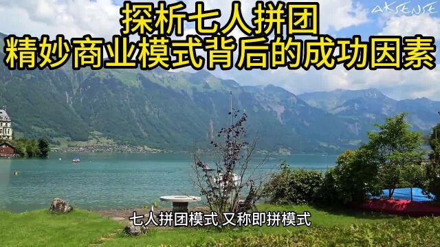 探析七人拼团:精妙商业模式背后的成功因素