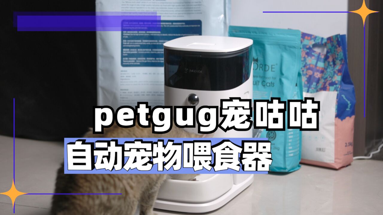 宠咕咕自动喂食机让你再不用担心出差没有办法宠物喂食了