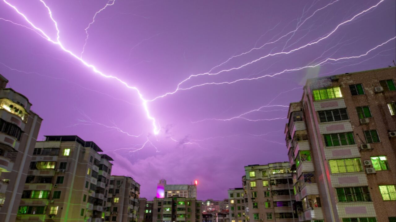 4895次!韶关雷雨天气来临,对地闪电高发