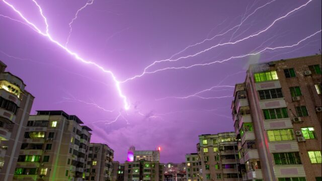 4895次!韶关雷雨天气来临,对地闪电高发