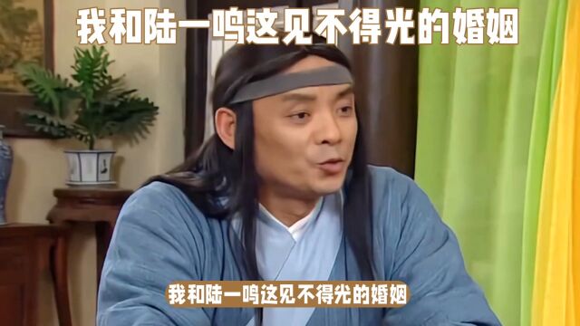 我和陆一鸣这见不得光的婚姻