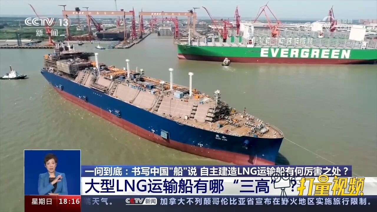 大型LNG运输船有哪“三高”?具有高技术、高附加值及高可靠性