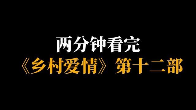 两分钟看完《乡村爱情》第十二部 #乡村爱情 #速看版