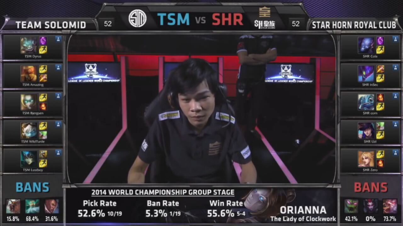 【2014全球总决赛】小组赛 TSM vs SHR