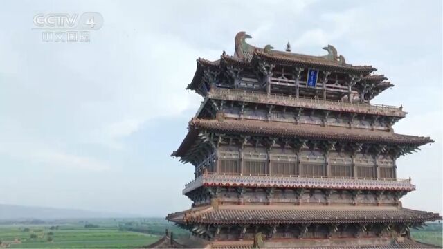 千年文化名楼鹳雀楼,王之涣的诗句将黄河的自然景观写出了万里之势