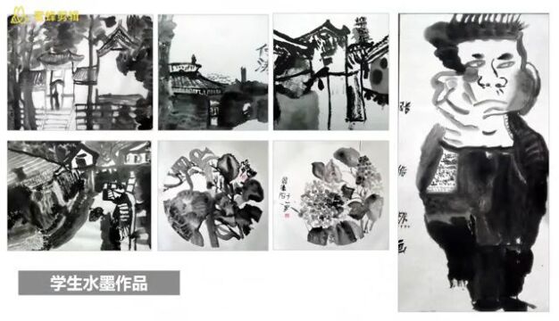 艺术浸润童年,水墨留住乡愁!水藤小学少儿水墨画作品展等你来打卡→