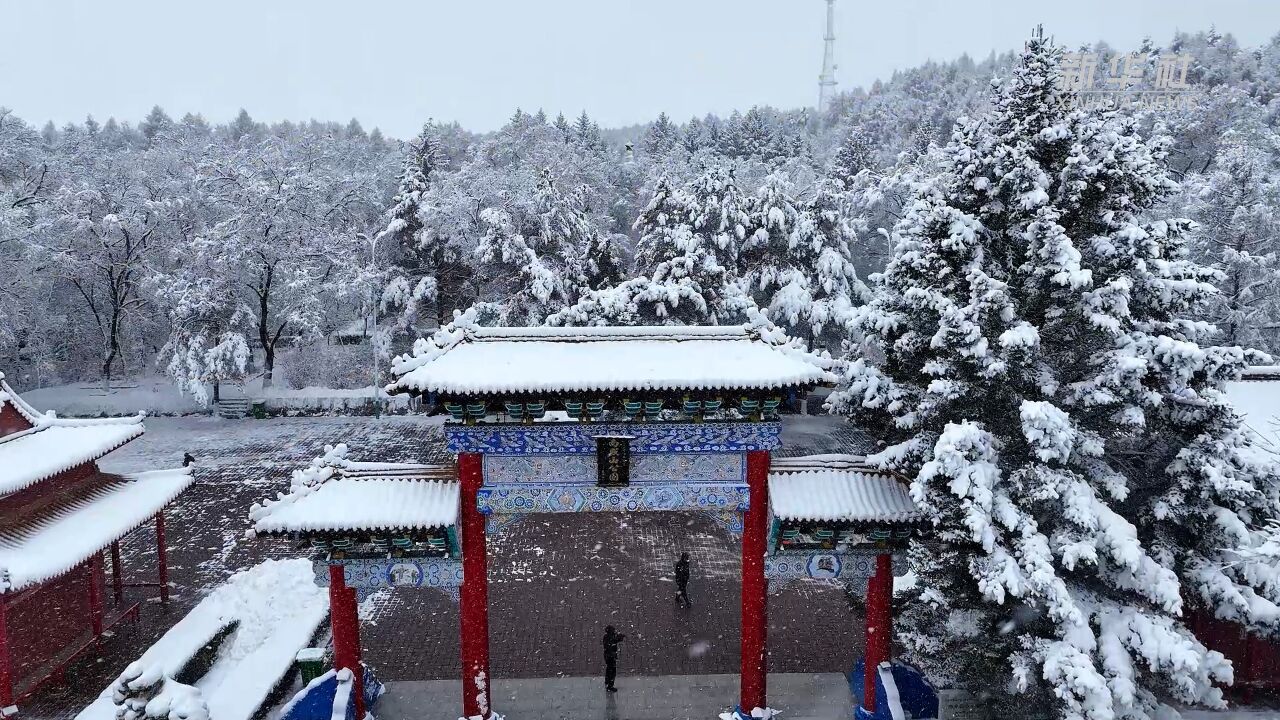 千城胜景|吉林东丰:大雪如约而至 丰城秒换“冬装”