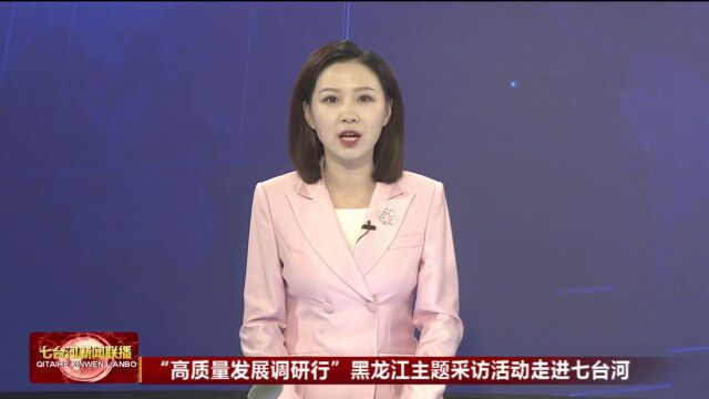 “高质量发展调研行”黑龙江主题采访活动走进七台河