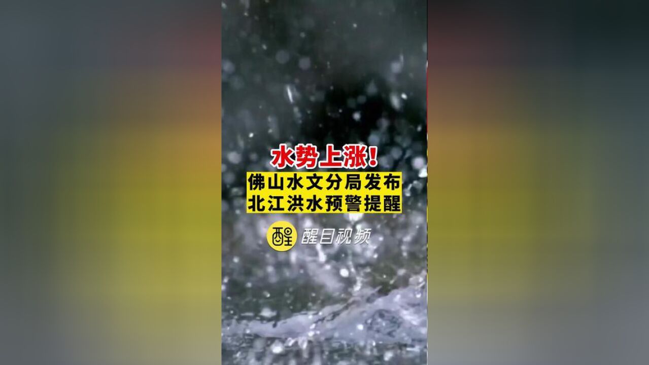 广东省佛山市,佛山发布北江洪水预警提醒