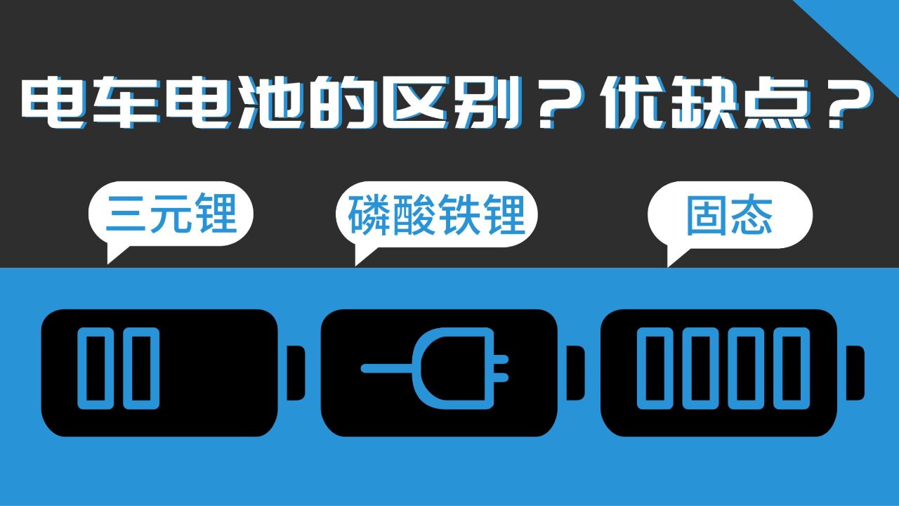 市面上新能源电池有哪些?优缺点是啥?看完变内行